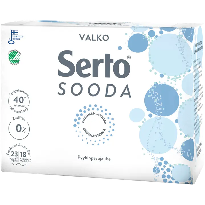 Serto Sooda Valko pyykinpesujauhe 890 g