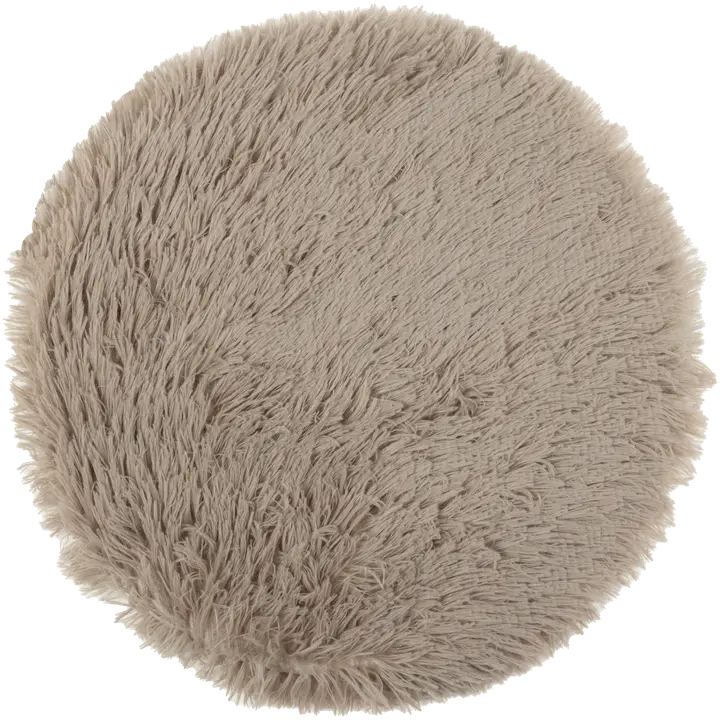 House istuintyyny pyöreä Furry 38 cm beige