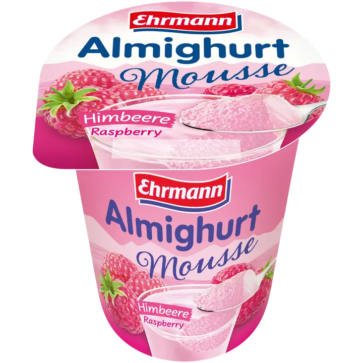 Ehrmann Almighurt  vadelmanmakuinen jogurttimousse 200 g