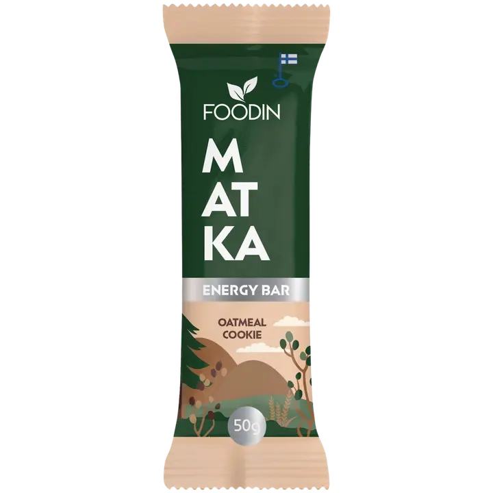 Foodin MATKA Energy Bar, Oatmeal Cookie, 50g