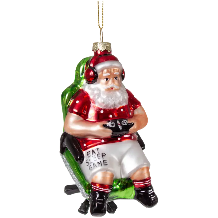 AmandaB joulukoriste Joulupukki puna-vihreä