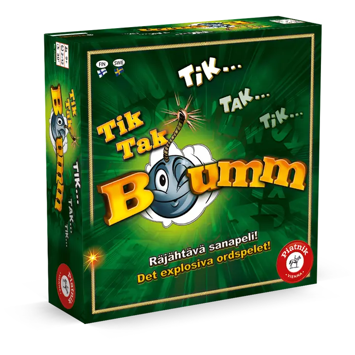 Piatnik Lautapeli Tik Tak Bumm (suomenkielinen, ruotsinkielinen)