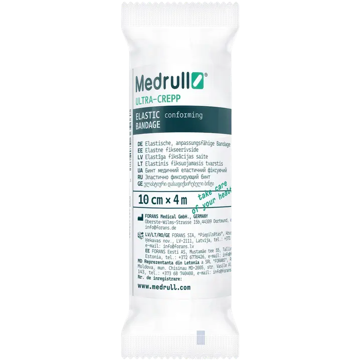 Medrull Elastinen side 10 cm x 4 m