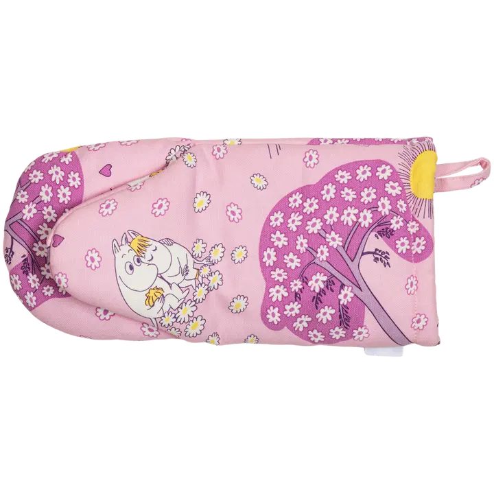 Moomin Arabia Muumi uunikinnas  15x34cm  Sydänkäpyset