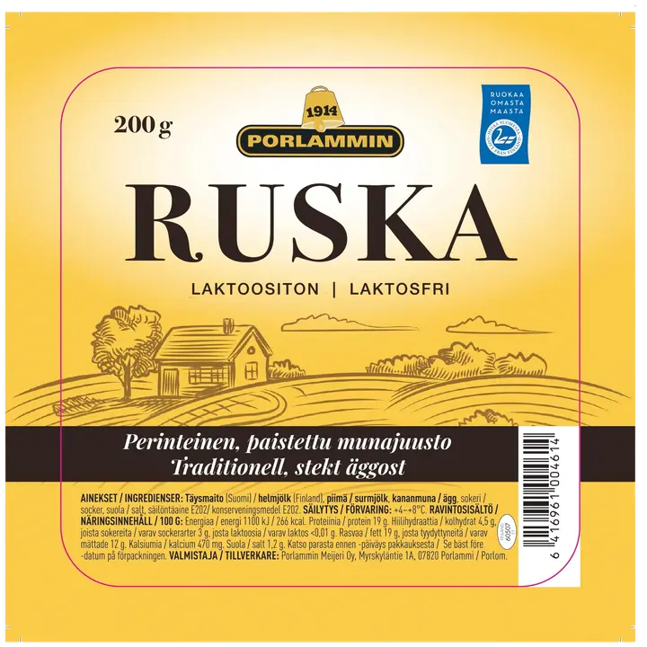 Porlammin Ruska Munajuusto 200 g