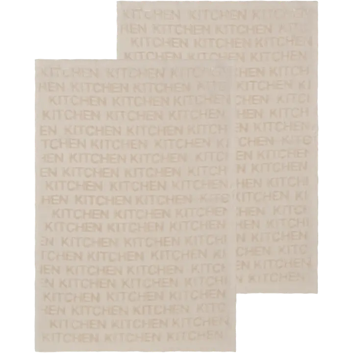 House keittiöpyyhe Kitchen 2 kpl beige