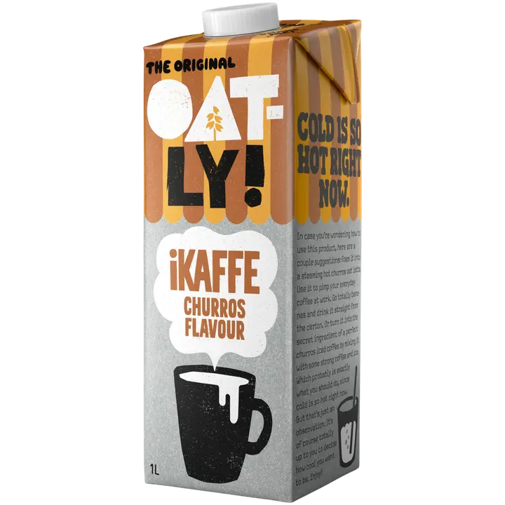 Oatly iKaffe Kaurajuoma kahviin Churros-maku 1 L UHT