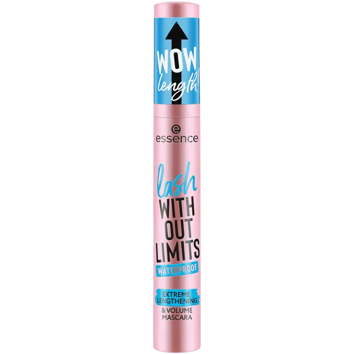 essence lash WITHOUT LIMITS WATERPROOF EXTREME LENGTHENING & VOLUME MASCARA 03 Black Waterproof 13 ml