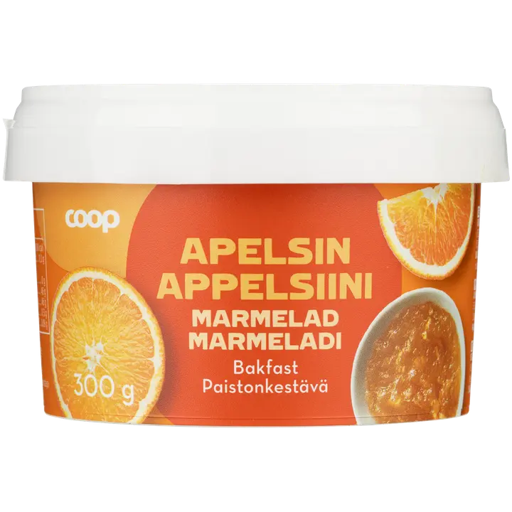 Coop appelsiinimarmeladi paistonkestävä 300 g