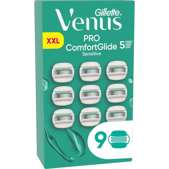 Gillette Venus Pro ComfortGlide Sensitive 9kpl terä