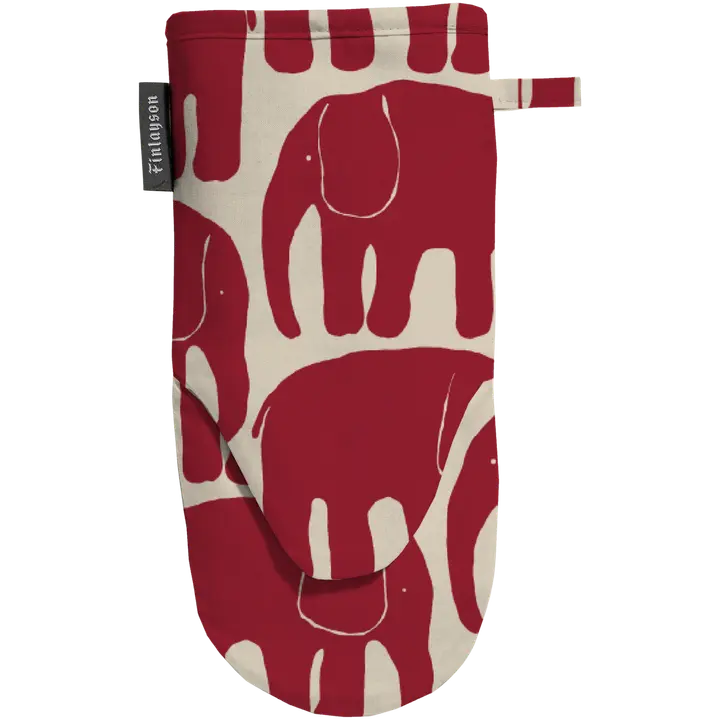 Finlayson patakinnas Elefantti 15x30 punainen/beige