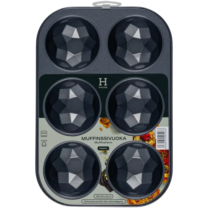 House muffinssivuoka kuvio 6 kpl
