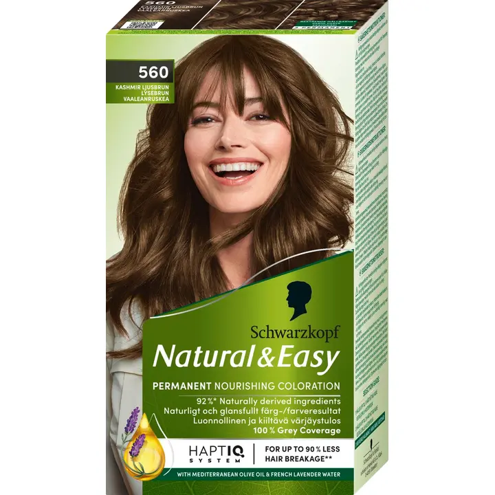 Schwarzkopf Natural & Easy 560 Kashmir Vaaleanruskea