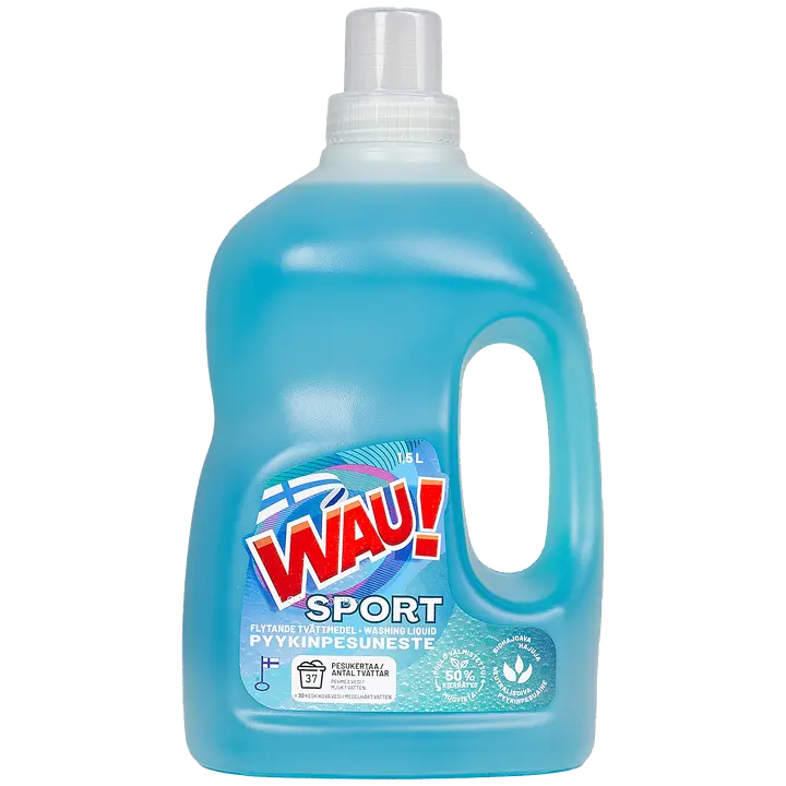 WAU! Pyykinpesuneste 1,5 L Sport