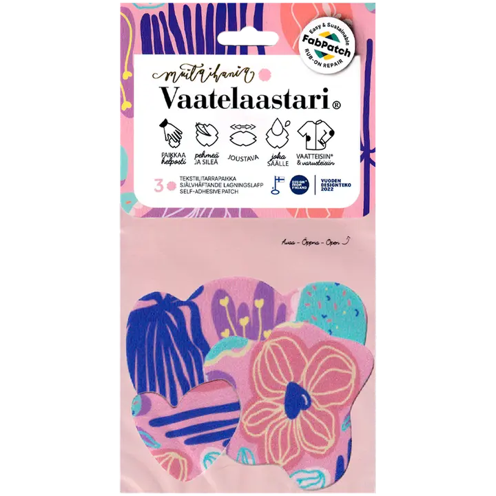 Fab Patch tekstiilipaikka vaatelaastari 3 kpl, Muita Ihania