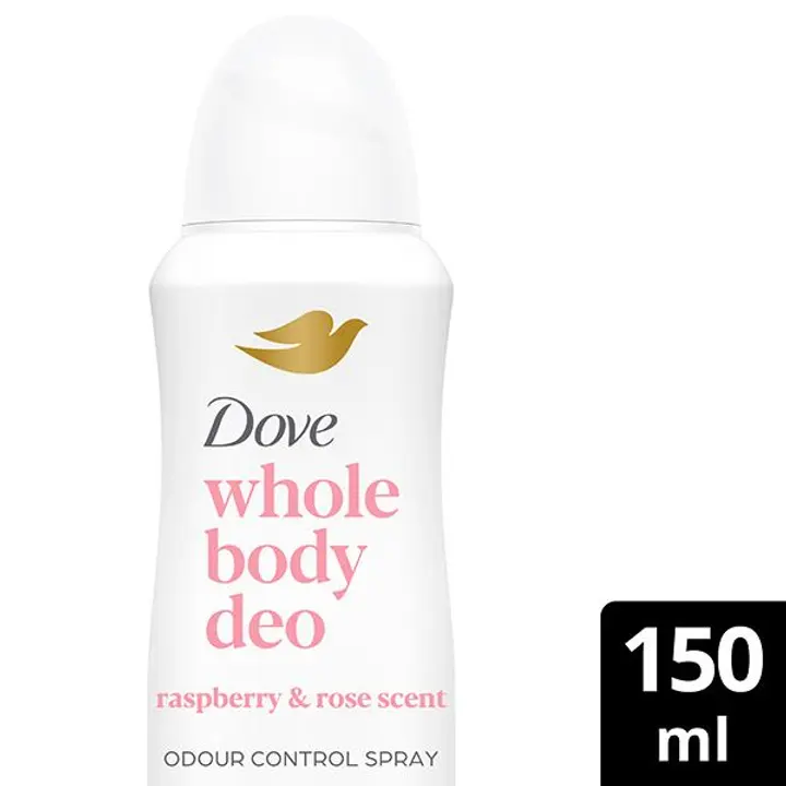 Dove Whole Body Raspberry & Rose deodorantti spray  150 ml