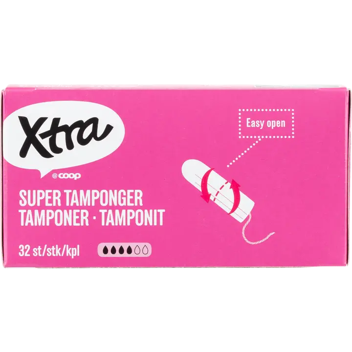 Xtra Tamponi Super 32 kpl