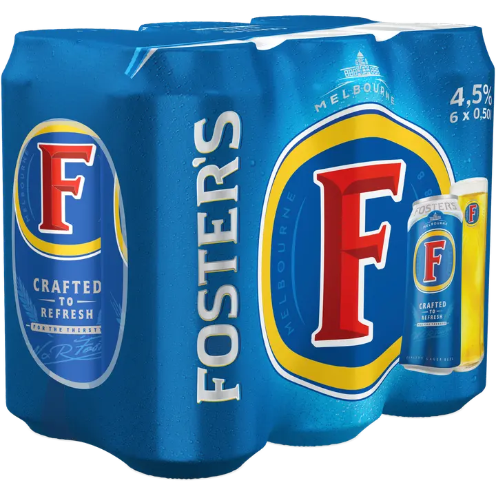 Foster's olut  4,5% 6 x 0,5 l
