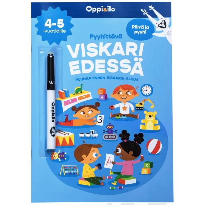 Oppi&ilo Pyyhittävä Viskari edessä 4-5 v