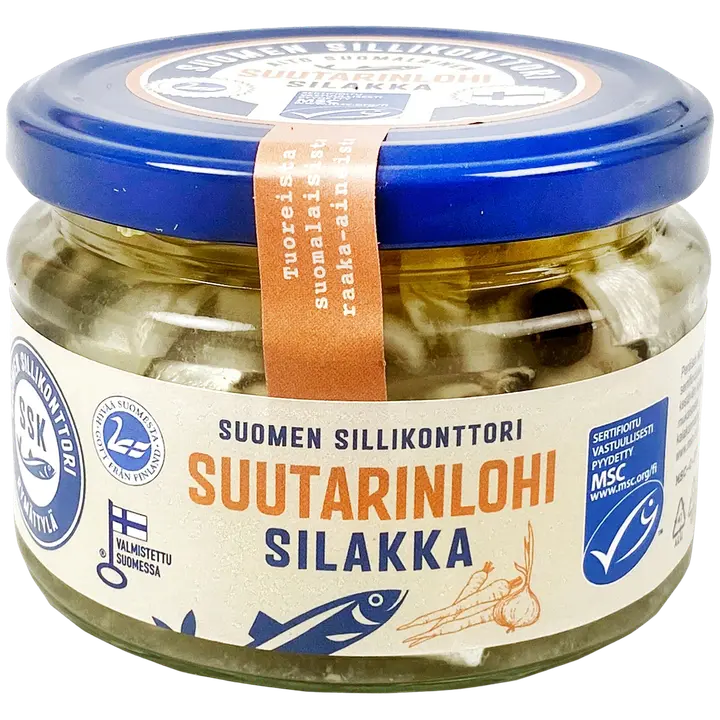 Suomen Sillikonttori Suutarinlohi silakkarulla 280g MSC