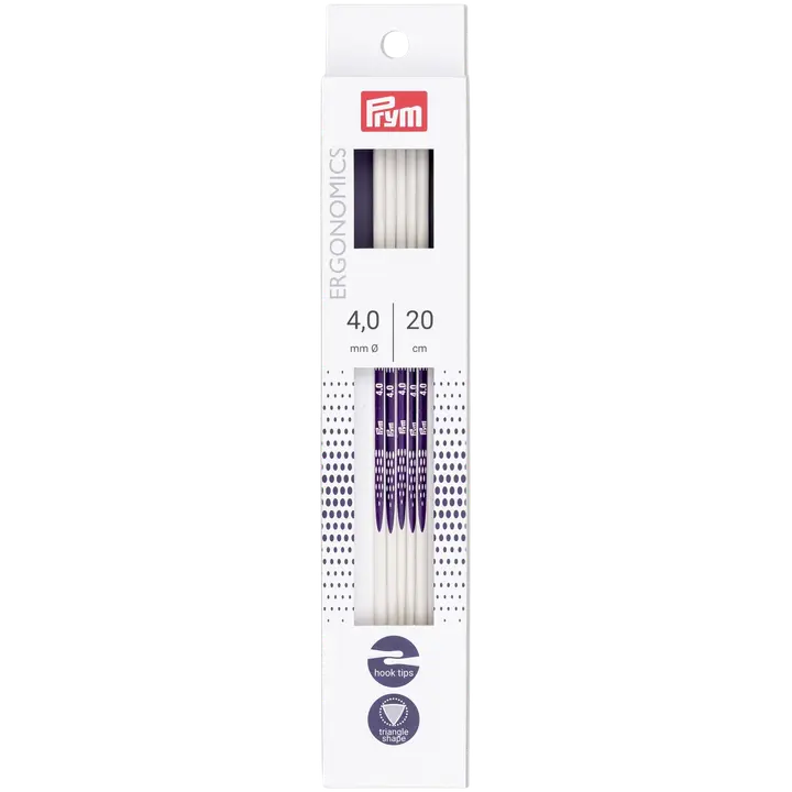Prym sukkapuikko ergonominen 20cm - 4mm