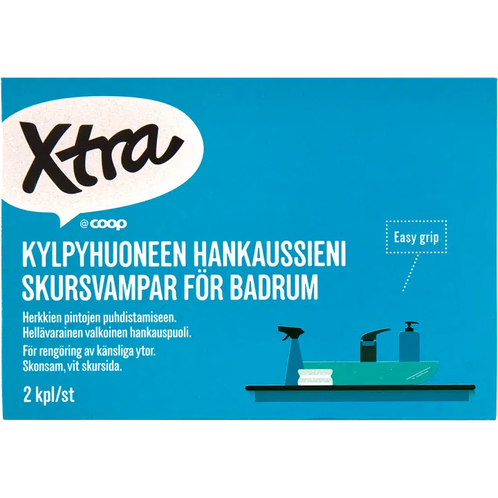 Xtra kylpyhuoneen hankaussieni 2 kpl
