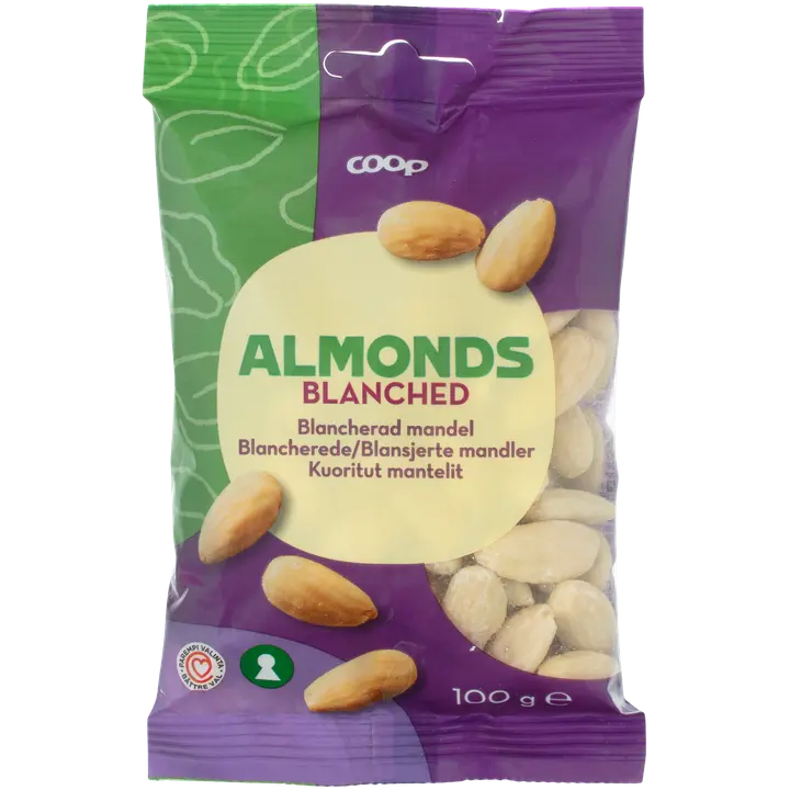 Coop kuoritut mantelit 100 g