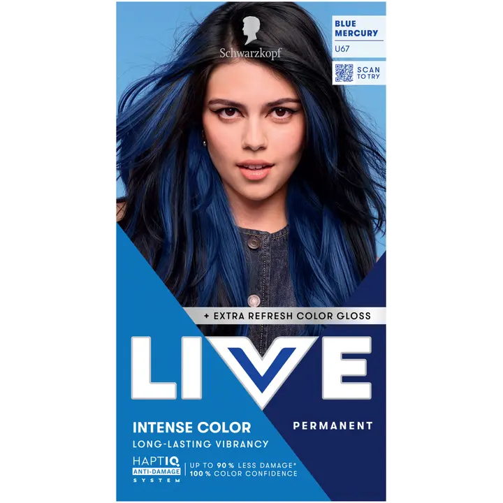 Schwarzkopf LIVE U67 Blue Mercury