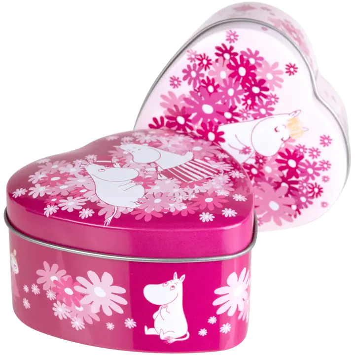 Martinex Muumi Kukkasydän sydänpurkki