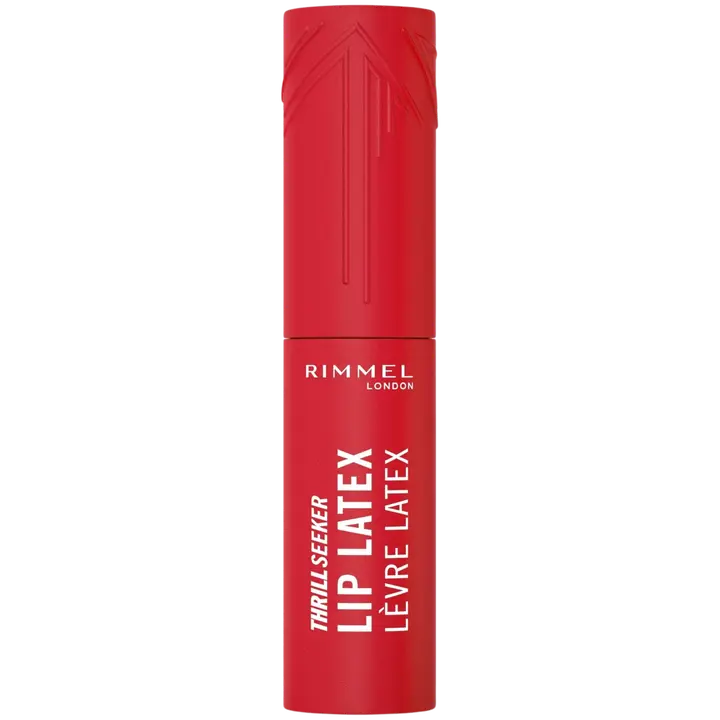 Rimmel London Thrillseeker Lip Latex 6 ml, 400 Rimmel Red nestemäinen huulipuna