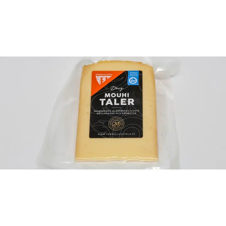 Herkkujuustola MouhiTaler, voimakas, kypsytetty, kittikuorinen pala 150g
