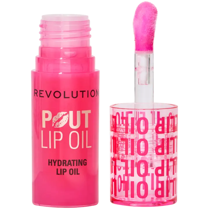 Revolution pout lip oil huuliöljy 4ml watermelon pink