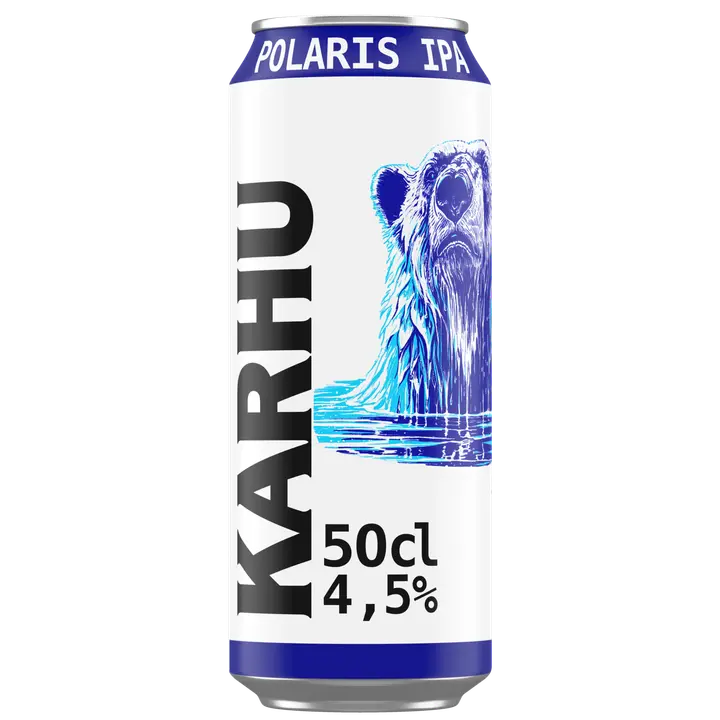 Karhu Polaris IPA olut 4,5 % tölkki 0,5 L