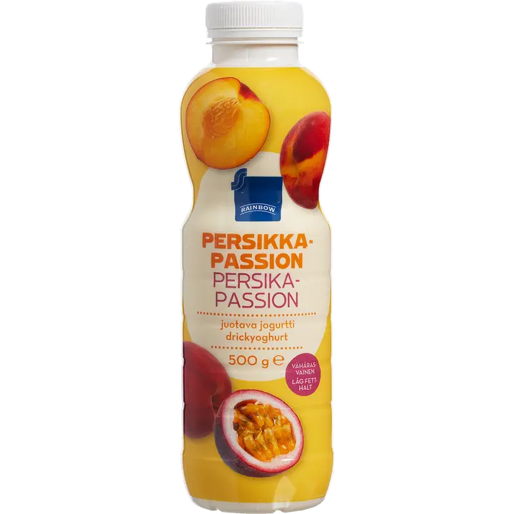 Rainbow juotava persikka-passionjogurtti 500 g