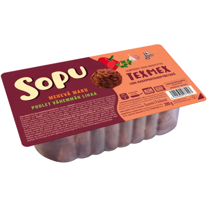 Sopu liha-kasviproteiinipyörykkä texmex 280 g