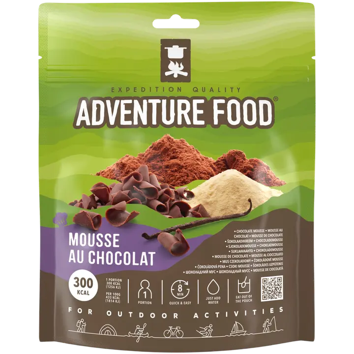 Adventure Food suklaamousse, 300 kcal