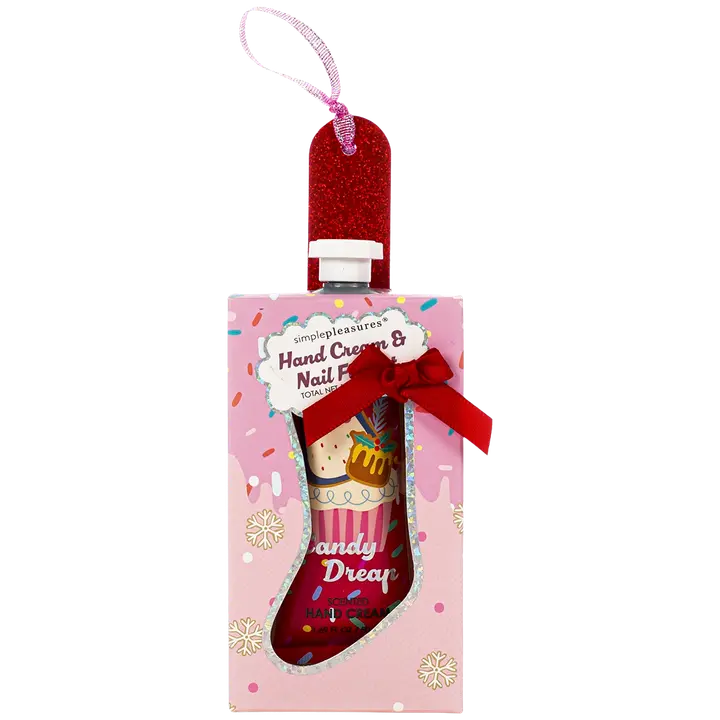Simple Pleasures lahjapakkaus, käsivoide 50 ml ja kynsiviila