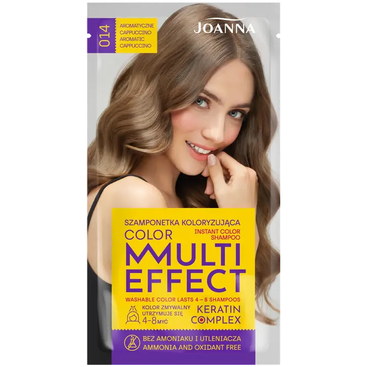 Joanna Multi Effect shampoo Cappuccino 014