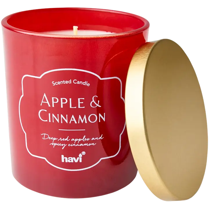 Havi Apple & Cinnamon tuoksukynttilä 1kpl/8x9cm