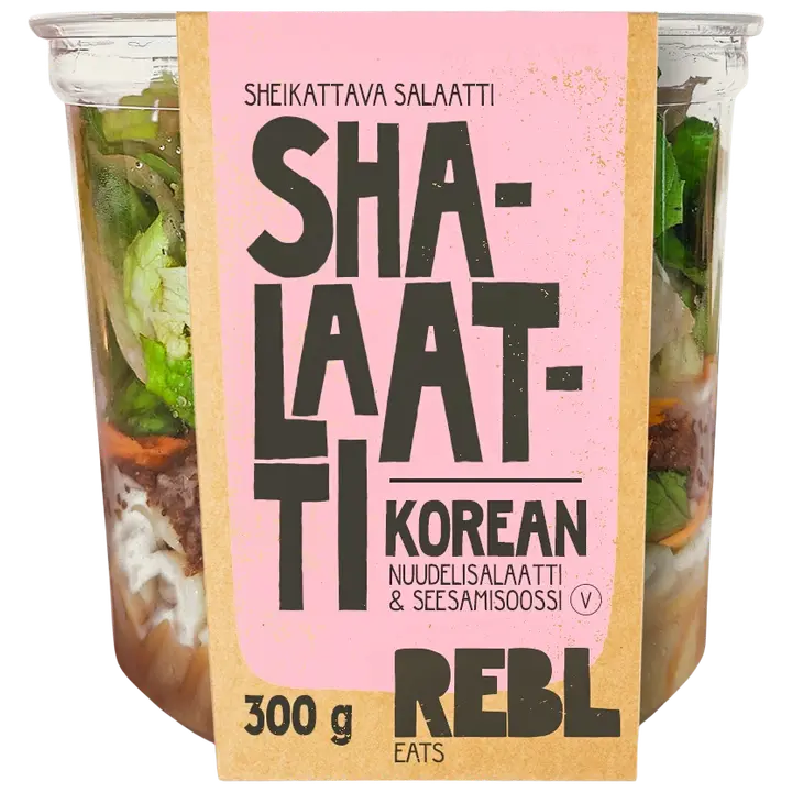 Rebl Eats Shalaatti Korealainen nuudelisalaatti & seesami 300g