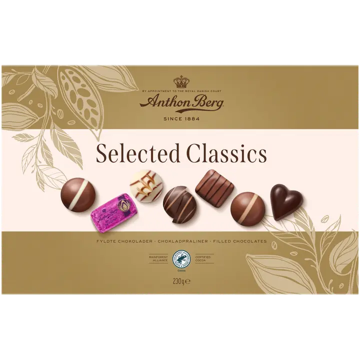 Anthon Berg Selected Classics RA suklaakonvehtilajitelma 230g