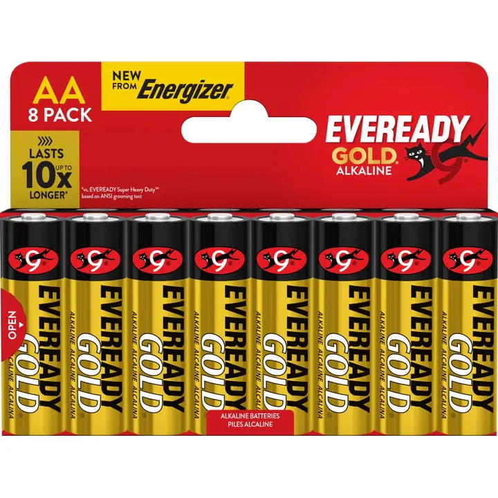 Eveready paristo Gold AA 8 kpl