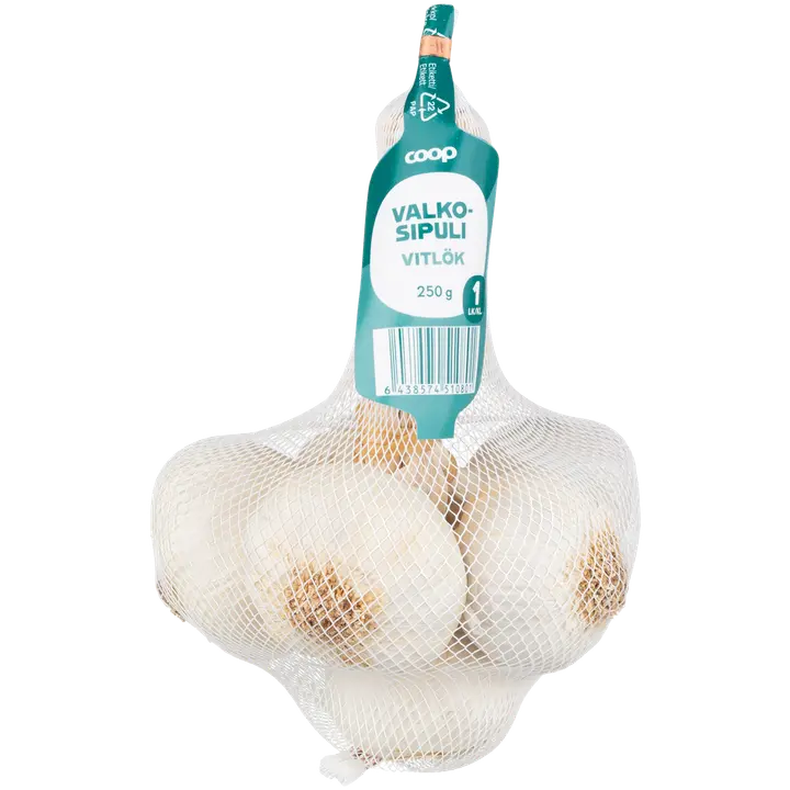 Coop Valkosipuli 250 g Espanja