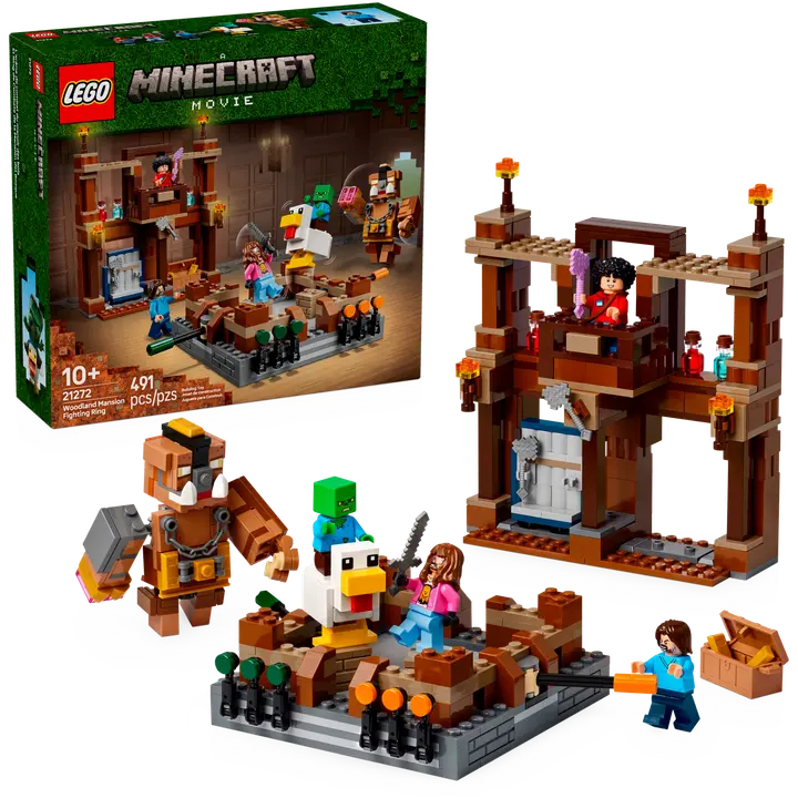 LEGO® Minecraft® 21272 Puukartanon taisteluareena, Lelusetti