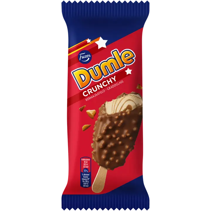 Fazer Dumle Crunchy kermajäätelöpuikko 65g/90ml