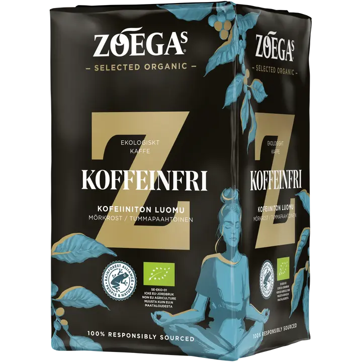 Zoégas 450g kofeiiniton luomu suodatinkahvi
