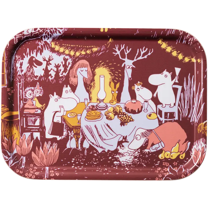 Moomin Arabia tarjotin 27x20cm Muumi Juhlan Aika