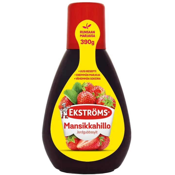 Ekströms mansikkahillo 390g