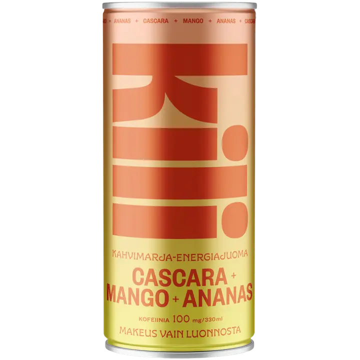 Kili kahvimarja-energiajuoma Cascara Mango Ananas