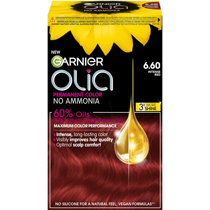 Garnier Olia 6.60 Intense Red kestoväri 174ml
